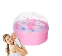 Soffio Per Cipria Per Bambini Decorhome - Applicatore Per Cipria Da 2 Pezzi Con Contenitore | Custodia Morbida Per Cipria Con Manico Per Pannolini Per Fondotinta In Polvere | Soffio Per Borotalco