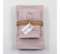 Soffio - set Asciugamani Corredo Italiano® 1+1 spugna 650 gr/mq