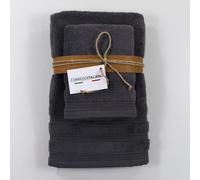 Soffio - set Asciugamani Corredo Italiano® 1+1 spugna 650 gr/mq