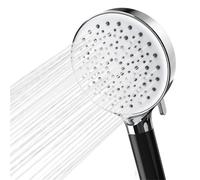 Soffione bagno 6 modalità Regolazione con una sola mano Protezione filtro a 3 strati da for accessori Per L'Uso In Bagno(Black Only head)
