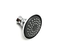 SOFFIONE CAMPANA CON ANTICALCARE Cromo-grigio