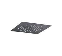 Soffione da incasso a soffitto in colore nero opaco Pollini acqua design Marte S