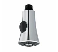 SOFFIONE DOCCETTA RICAMBIO PER RUBINETTO MISCELATORE CUCINA 2 GETTI IN ABS 1/2 M