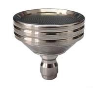 Soffione doccia 1/4 Quick Connect con corpo in acciaio inox per sistemi idrici ad alta pressione applicati alla pulizia di veicoli e ingranaggi (grande)