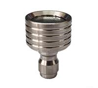 Soffione doccia 1/4 Quick Connect con corpo in acciaio inox per sistemi idrici ad alta pressione applicati alla pulizia di veicoli e ingranaggi (piccolo)