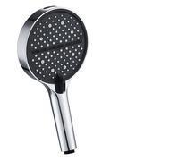 Soffione doccia 14cm Large Panel 7 Modes Handheld Shower Head High Pressure Water Saving Spray Nozzles Flow Massage Bathroom Showerhead(Silver shower)