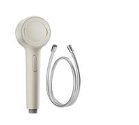 Soffione doccia 2 modalità doccia ad alta pressione, soffioni con filtro staccabile portatile(White-A2)