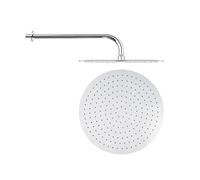 Soffione Doccia 20 Cm Con Braccio Doccia 25 Tutto Acciaio Inox | Acciaio inox, Resistente, Moderno