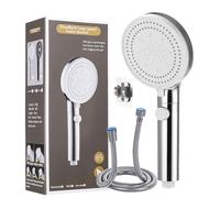 Soffione Doccia 6 Funzioni Getto Doccino ad Alta Pressione, con 1.5M Tubo, Shower Head Cornetta Doccetta, girevoli Fissaggio affidabile