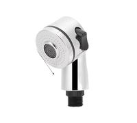 Soffione doccia a 3 modalità, soffione doccia ad alta pressione, arresto acqua con un solo tasto e elemento filtrante, accessori for il bagno(Style 4)