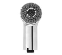 Soffione Doccia a Mano Alta Pressione con Getto Regolabile, Soffione Staccabile per Rubinetti Bagno e Lavandino, Spruzzatore Estraibile Cromato per Risparmio Acqua