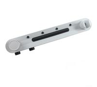 Soffione doccia a parete con aumento della pressione e 3 modalità, risparmio idrico, facile installazione senza foratura, con tecnologia multi-getto, per alte prestazioni e comfort (bianco)