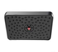 Soffione doccia a soffitto con diametro di 30 cm, supporta una forte pressione dell'acqua e riduce al minimo il blocco degli ugelli nel tempo (nero)