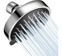 Soffione doccia ad alta pressione, 5 soffioni fissi, soffione doccia da 4 pollici ad alto flusso, giunto for doccia da bagno di lusso