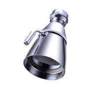 Soffione doccia ad alta pressione con impostazioni di spruzzo regolabili, spruzzatore manuale in rame cromato per un migliore flusso d'acqua e risparmio idrico, per una facile installazione, kit da