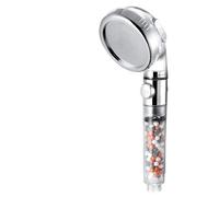 Soffione doccia ad alta pressione con interruttore di accensione/spegnimento, pulsante arresto, 3 modalità, soffione portatile for bagno