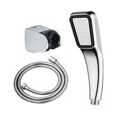 Soffione doccia ad alta pressione con palmare - Soffioni portatili quadrati moderni Impostazioni staccabile tubo flessibile, Modifica impostazioni molto più facile di quelle Twist, Accessori(B)