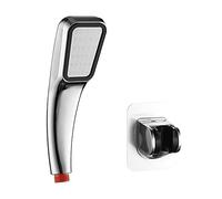 Soffione doccia ad alta pressione con palmare - Soffioni portatili quadrati moderni Impostazioni staccabile tubo flessibile, Modifica impostazioni molto più facile di quelle Twist, Accessori(A)