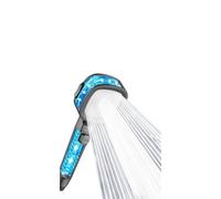 Soffione doccia ad alta pressione, risparmio idrico, 3 modalità, soffioni doccia regolabili, arresto con un solo tasto, spruzzatore d'acqua, accessori for il bagno(Black shower B)