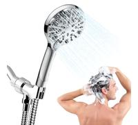 Soffione doccia ad alta pressione, soffione doccia a mano, tubo e soffione a pressione portatile, soffione doccia con 9 modalità di spruzzatura per bagno, bagno, bagno e anim