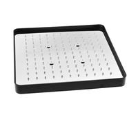 Soffione doccia ad Incasso Nero Opaco Quadrato cm 30x30 Centimetri a Pioggia - : , CONFEZIONE: 1 pz., Tinta: Nero
