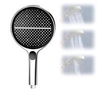 Soffione Doccia Alta Pressione, Doccino per Doccia, 4 Funzioni Getto Doccetta per Doccia, Soffione Doccia con Anticalcare per il Lavaggio dei Capelli, Animali, Cucina (Grigio)