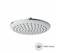 SOFFIONE DOCCIA ANTICALCARE PERLA 21 CM CON SISTEMA RISPARMIO ACQUA FINO AL 30%