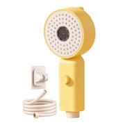 Soffione Doccia Bambini con Doccetta a Mano 3 Modalità Di Getto Doccetta Da | Kit Bagno Con Flusso D'Acqua A Spruzzo Per Bimbi e Bimbe, Genitori, Mamme, Caregiver, Babysitter, Casa, Appartam Giallo