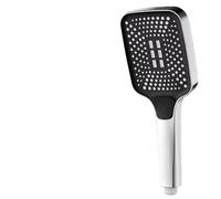Soffione doccia Bathroom Shower Head High Pressure Water Saving Sprayer Accessories Chrome Rainfall(Silver)