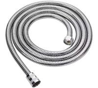 Soffione doccia colorato con controllo della temperatura a 5 modalità, ugello spray LED con cambio colore a 3/7 colori, getto a pioggia ad alta pressione, argento, bagno(Silver Hose)