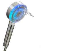 Soffione doccia colorato con controllo della temperatura a 5 modalità, ugello spray LED con cambio colore a 3/7 colori, getto a pioggia ad alta pressione, argento, bagno(NO Temp control S)
