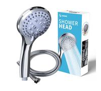 Soffione Doccia Con 1.5M Tubo; 5 Modi Funzione Soffione Doccia Alta Pressione; R