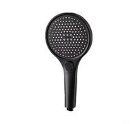 Soffione doccia con 3 opzioni di spruzzo regolabili e alta pressione per un'esperienza di doccia come spa (nero)