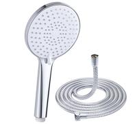Soffione doccia con 3 tipi di getto soffione doccia rotondo (diametro 120 mm)