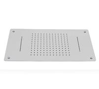 Soffione doccia con effetto-pioggia e cascata, installazione a soffitto- DPG 5017, 70 x 38cm