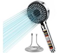 Soffione Doccia Con Filtro a 20 Fasi, Soffione Doccia Anticalcare Con Tubo Da 1,