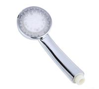 Soffione doccia con LED migliorato costruito con struttura in ABS e attivazione della luce completamente autonoma tramite potenza indotta dal flusso