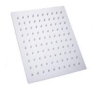 SOFFIONE DOCCIA CROMO CON MISCELATORE QUADRATO MOD. PORTOS