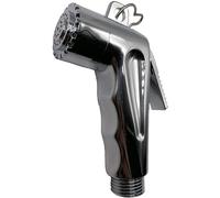 Soffione Doccia Doccetta a Pulsante Acciaio Cromata per Gommone Barca Camper