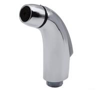 Soffione doccia ergonomico per bidet con pulsante manuale, in ABS, per pulizia multiuso, lavaggio animali domestici e giardino, finitura galvanizzata