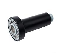 Soffione doccia estraibile in ABS per lavello da cucina con 2 tipi, aeratore e doccetta, design a risparmio idrico, attacco filettato G1/2, colore nero