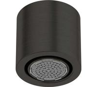 Soffione doccia fisso 1 funzione ø42 mm Limonar nero Nero