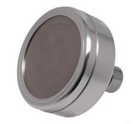 Soffione doccia fisso 80 mm rotondo soffione doccia a pioggia con tecnologia di aumento della pressione per risparmio idrico e idromassaggio