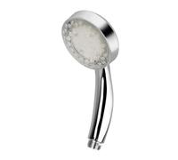 Soffione doccia fisso quadrato, senza batterie, 7 colori, cambio graduale, sensore di temperatura a 3 livelli, getto a pioggia dall'alto, soffione a LED(7 color circle)