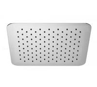 Soffione doccia HSK quadrato, super piatto, acciaio inossidabile, 1100055