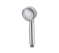 SOFFIONE DOCCIA IN ABS CROMATO DOCCETTA MONOFUNZIONE A LED PER DOCCIA