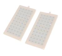 Soffione doccia in ABS da 22 x 10,9 cm, interfaccia tipo intubazione da 10 mm, 5 x 10 fori, spray sulla parte superiore, accessori da bagno ad alto flusso