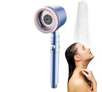 Soffione doccia in ABS, potente ricambio cromato, ad alta pressione, per una facile installazione come una spa, per un'esperienza doccia in casa, bagno e uso quotidiano