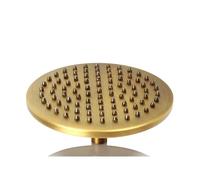 Soffione doccia in ottone anticato, braccio tondo a pioggia da 8 pollici, doccetta manuale a risparmio idrico, tubo flessibile 1,5 m(Shower Head A Style)