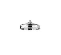 Soffione doccia in ottone cromato attacco 1/2" e diametro Ø 200 mm made in italy